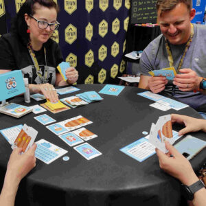 Playing Can't Go at the UKGE 2023 before the Kickstarter launch