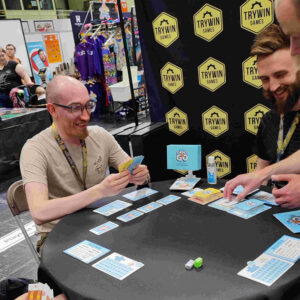 Playing Can't Go at the UKGE 2023 before the Kickstarter launch