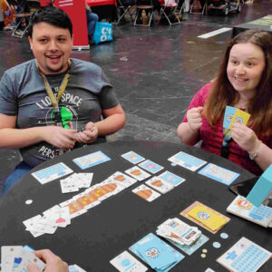 Playing Can't Go at the UKGE 2023 before the Kickstarter launch