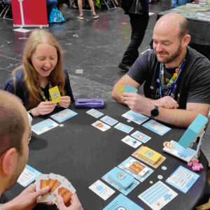 Playing Can't Go at the UKGE 2023 before the Kickstarter launch