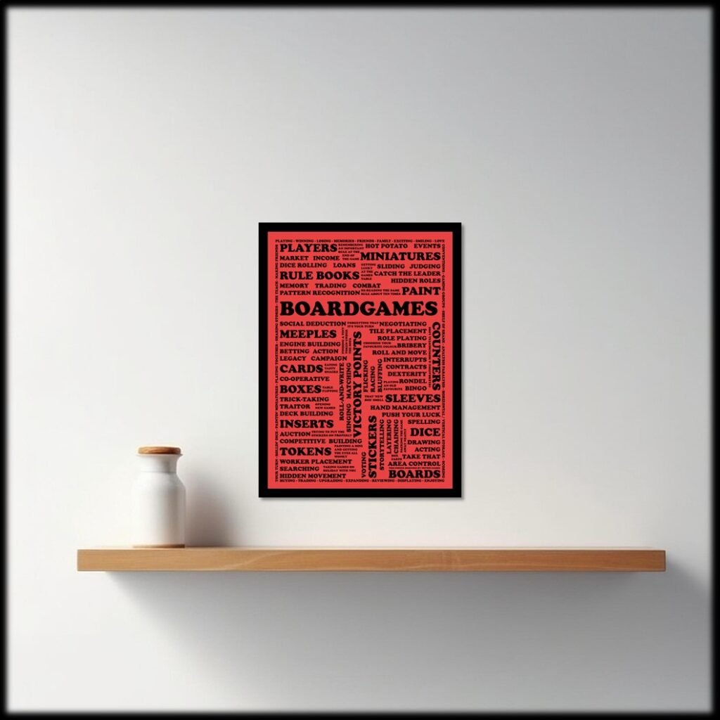 Boardgame Delights - A5 Art Print
