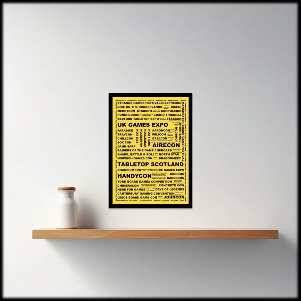 Boardgame Events - A5 Art Print