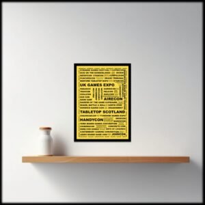 Boardgame Events - A5 Art Print